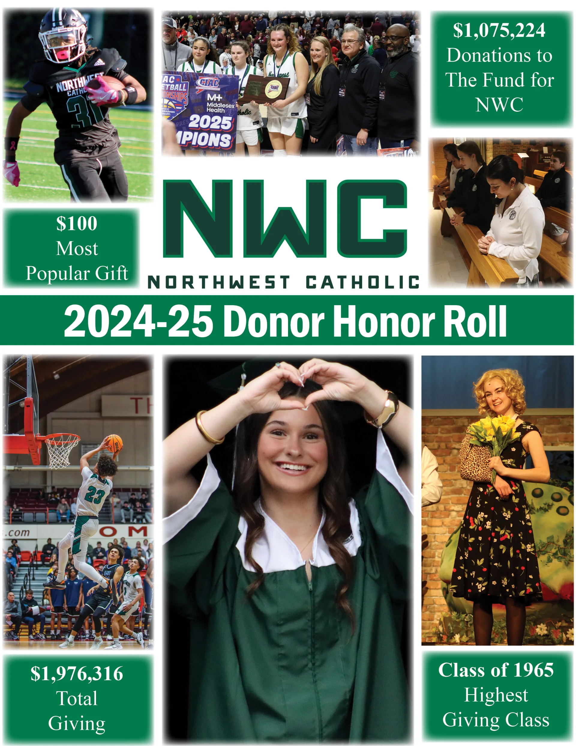 NWC crest logo on a pane of glass