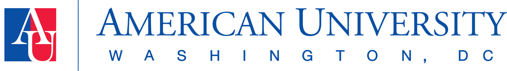 American University logo